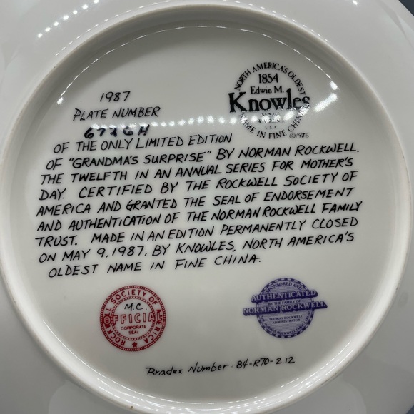 Norman Rockwell GRANDMA'S SURPRISE' BY NORMAN ROCKWELL - Picture 5 of 6